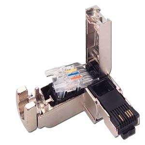 6GK1901-1BB20-2AA0 Industrial Ethernet FastConnect RJ45 plug 90 2x 2, RJ45 plug-in connector (10/100 Mbit/s) with rugged metal enclosure and FC connection system, for IE FC TP Cable 2x 2; 90° cable outlet 1 pack = 1 unit.