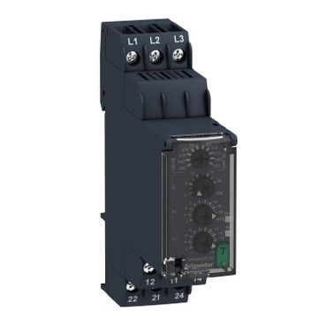 RM22TR33 Harmony, Modular 3-phase voltage control relay, 8 A, 2 CO, 380...480 V AC