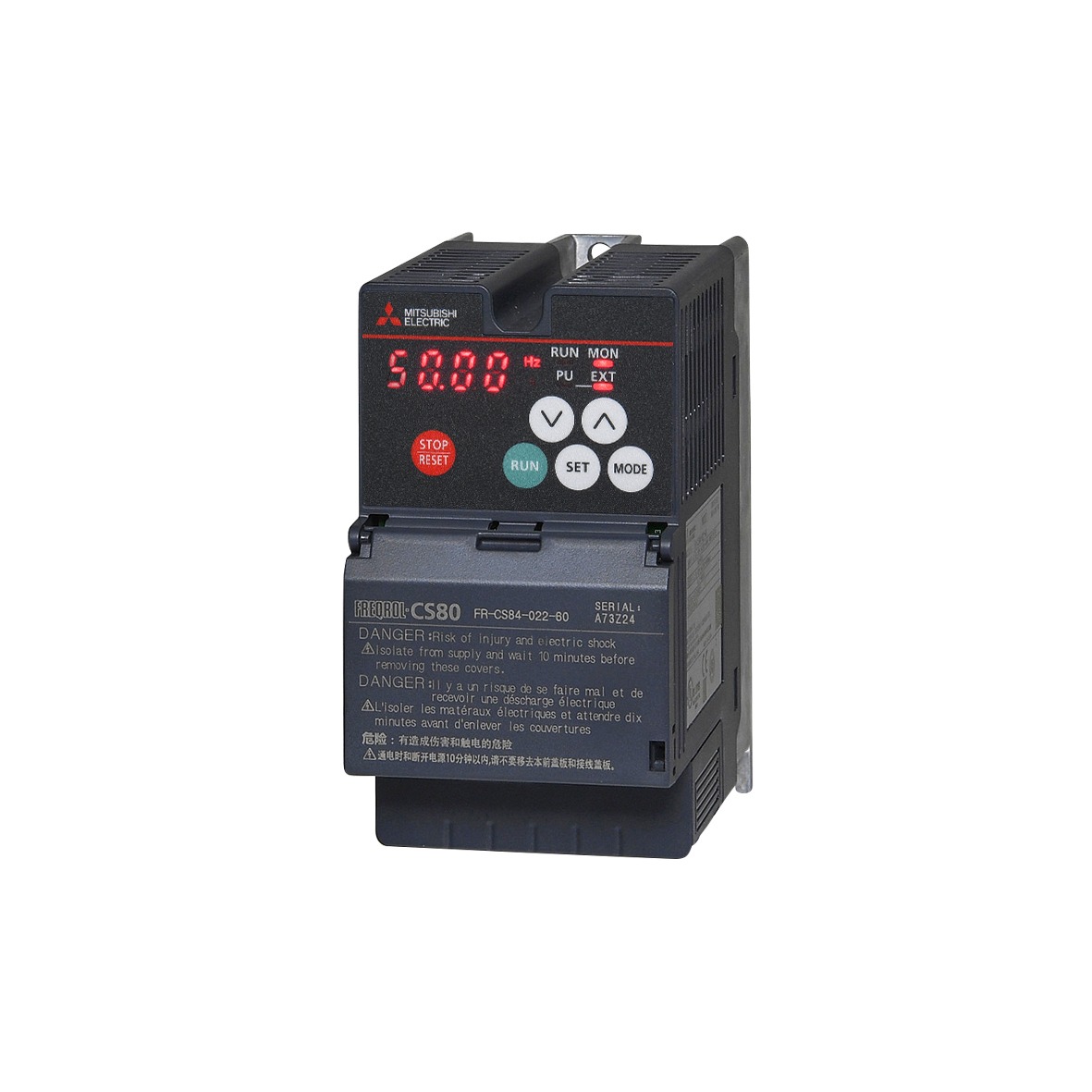 FR-CS84-022-60 Inverter; Rated Power: 0,75kW; 3x380-480V; Rated Current: 2,2A; IP20