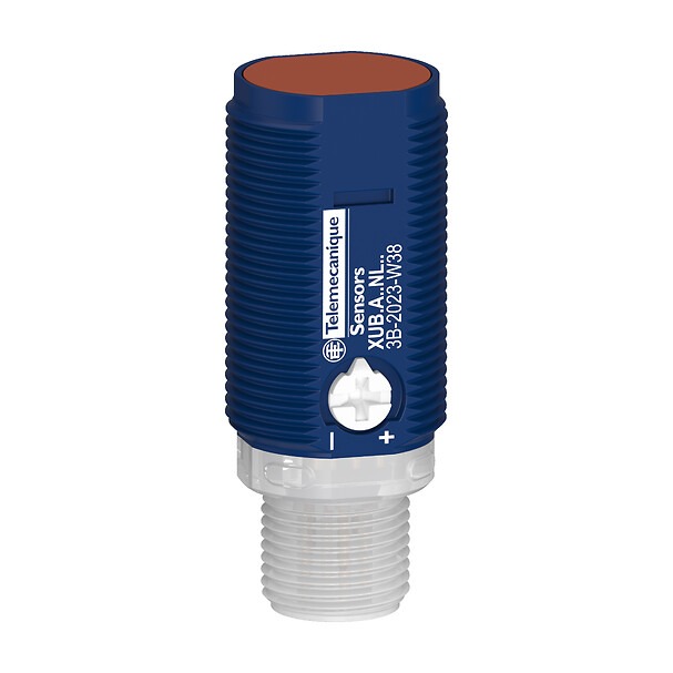 XUB9APXNM12 Photoelectric sensors XU, photo electric sensor, cylindrical, plastic, polarised, Smax 7 m, PNP, Connector M12