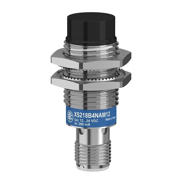 XS218B4PAM12 Inductive proximity sensors XS, inductive sensor XS2 M18, L51mm, brass, Sn16mm, 12...24 VDC, M12