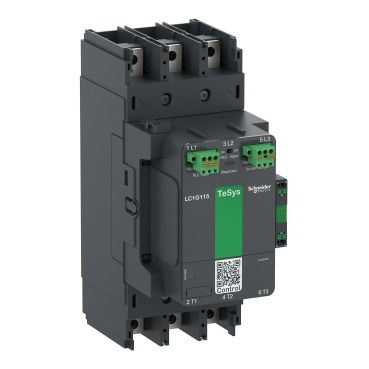 LC1G185LSEA High power contactor. TeSys Giga. 3 pole (3NO). AC-3 <=440V 185A. advanced version. 200…500V wide band AC/DC coil