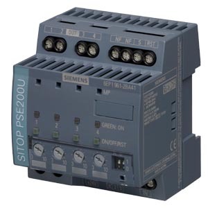 6EP1961-2BA41 SITOP PSE200U 10 A Selectivity module 4-channel input: 24 V DC/40 A output: 24 V DC/4x 10 A Level adjustable 3-10 A with status message for each output *Ex approval no longer available*