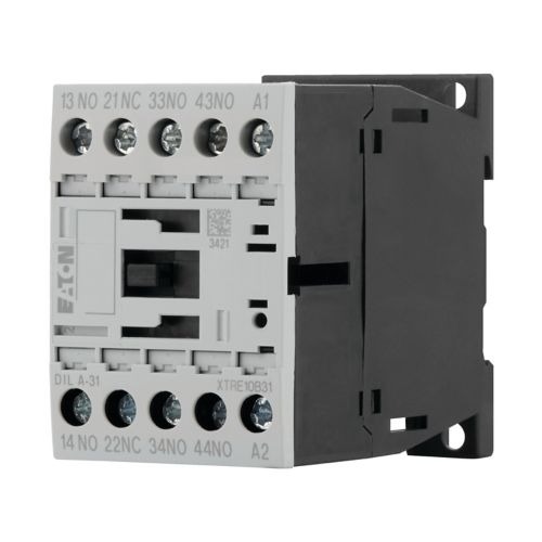 276379 DILA-31(24VDC) Eaton Moeller® series DILA Contactor relay, 24 V DC, 3 N/O, 1 NC, Screw terminals, DC operation