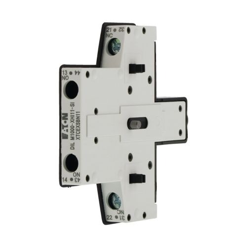 278425 DILM1000-XHI11-SI Eaton Moeller® series DILM Auxiliary contact module, 2 pole, Ith= 10 A, 1 N/O, 1 NC, Side mounted, Screw terminals, DILM40 - DILM225A, -SI