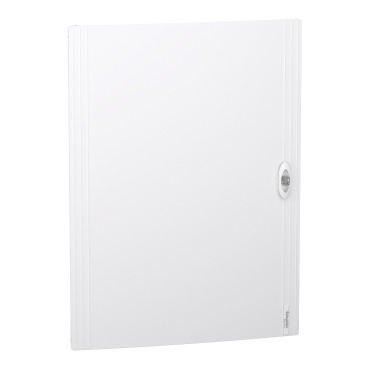 LVSXDP424 Door, PrismaSeT XS, plain, white (RAL 9003), for enclosure 4 x 24 modules
